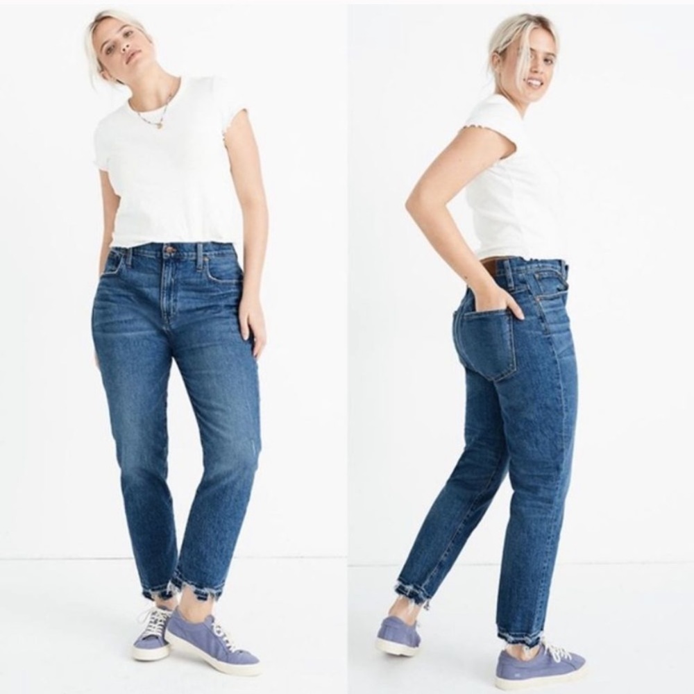 Madewell Slim-Crop High-Rise Boyjean